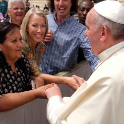 Catholic Earthcare Director meets Pope Francis ahead of ecological encyclical release Catholic Earthcare Director meets Pope Francis ahead of ecological encyclical release