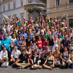 Tess Corkish represents Catholic Earthcare Australia in Rome Tess Corkish represents Catholic Earthcare Australia in Rome